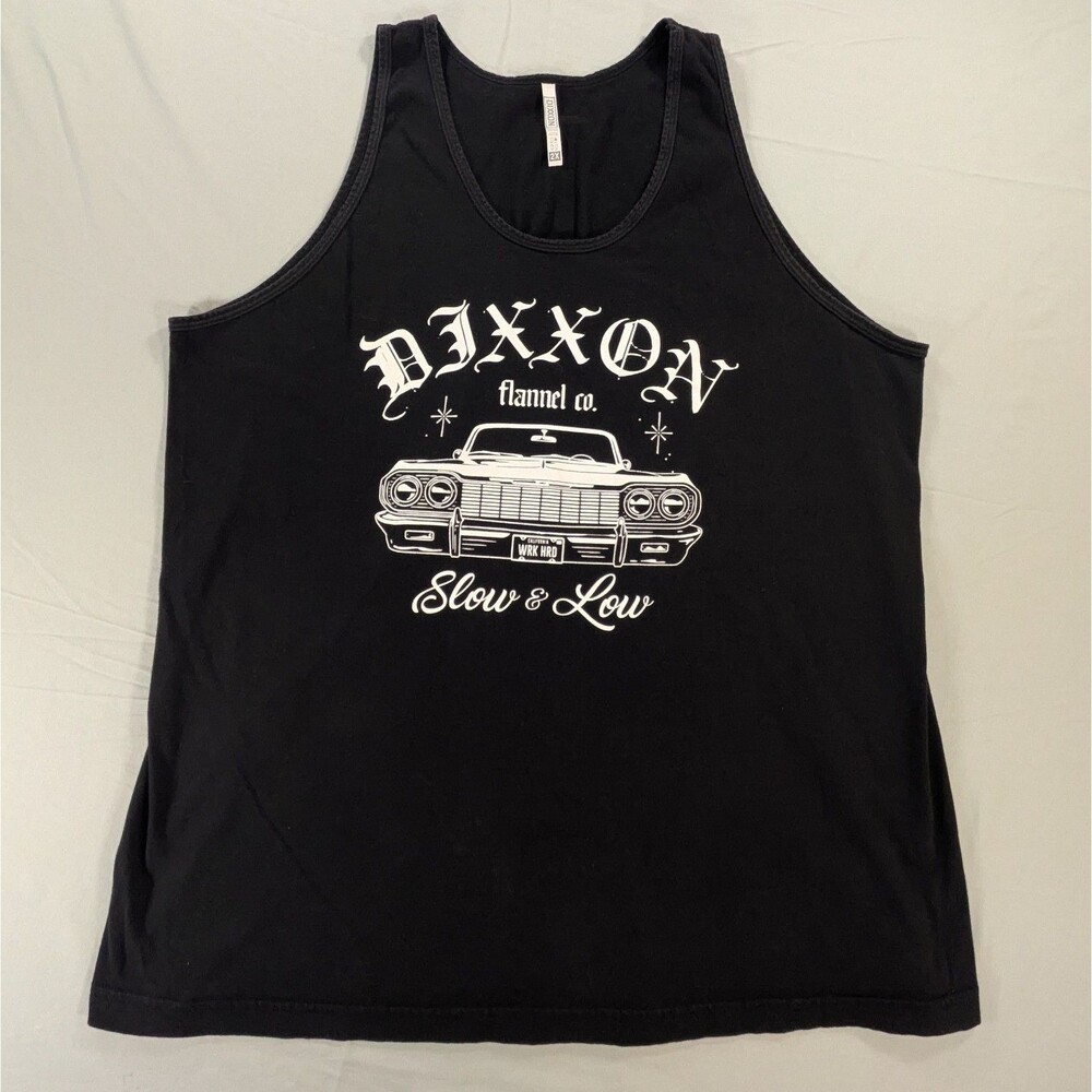 Dixxon Flannel Co. Men’s Slow & Low Car Black Tank XXL